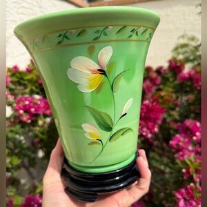 Fenton Chameleon Rosenthal Collection Flip Vase